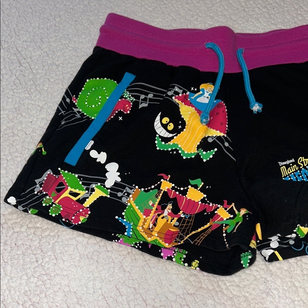 Disney Black Shorts with Pink and Blue Highlights - Picture 3 of 12